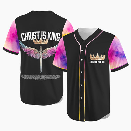 Christ Is King Christian Baseball Jersey